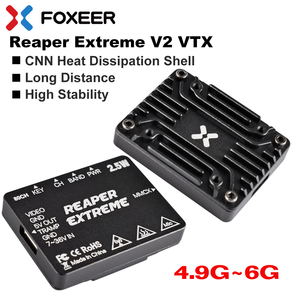 Foxeer 5.8g Reaper Extreme V2  - Foxeer Reaper Extreme 2.5W Vtx review and price