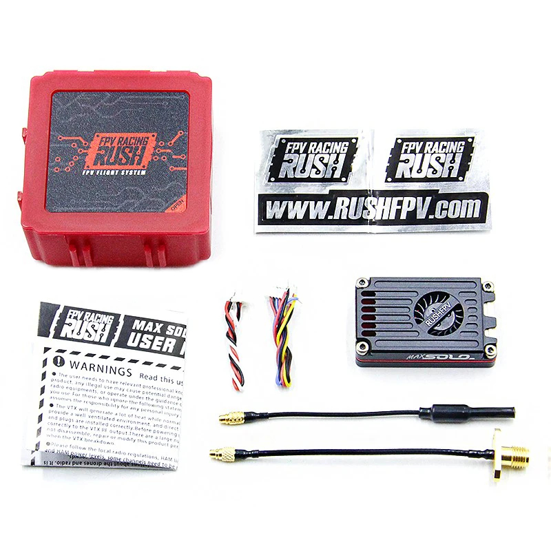 RUSH MAX SOLO 5.8GHz 2.5W VTX  - Rushfpv Rush Max Solo 5.8G 2.5W Vtx review and price
