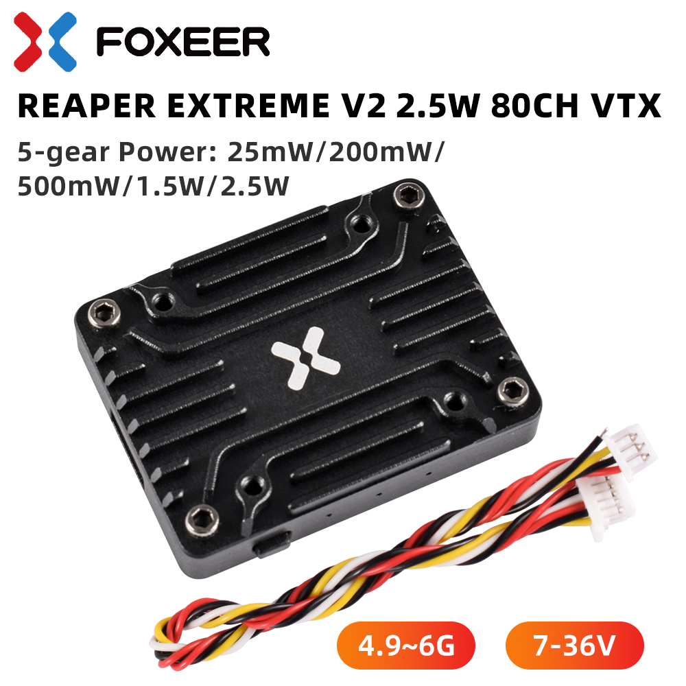 Foxeer 4.9-6G Reaper Extreme V - Foxeer Reaper Extreme 2.5W Vtx review and price