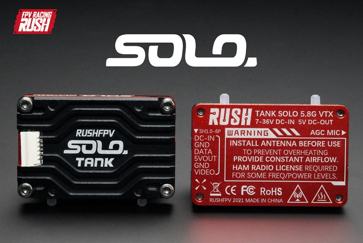RUSHFPV 5.8G Analog VTX SOLO 1 - Foxeer Reaper Extreme 2.5W Vtx review and price