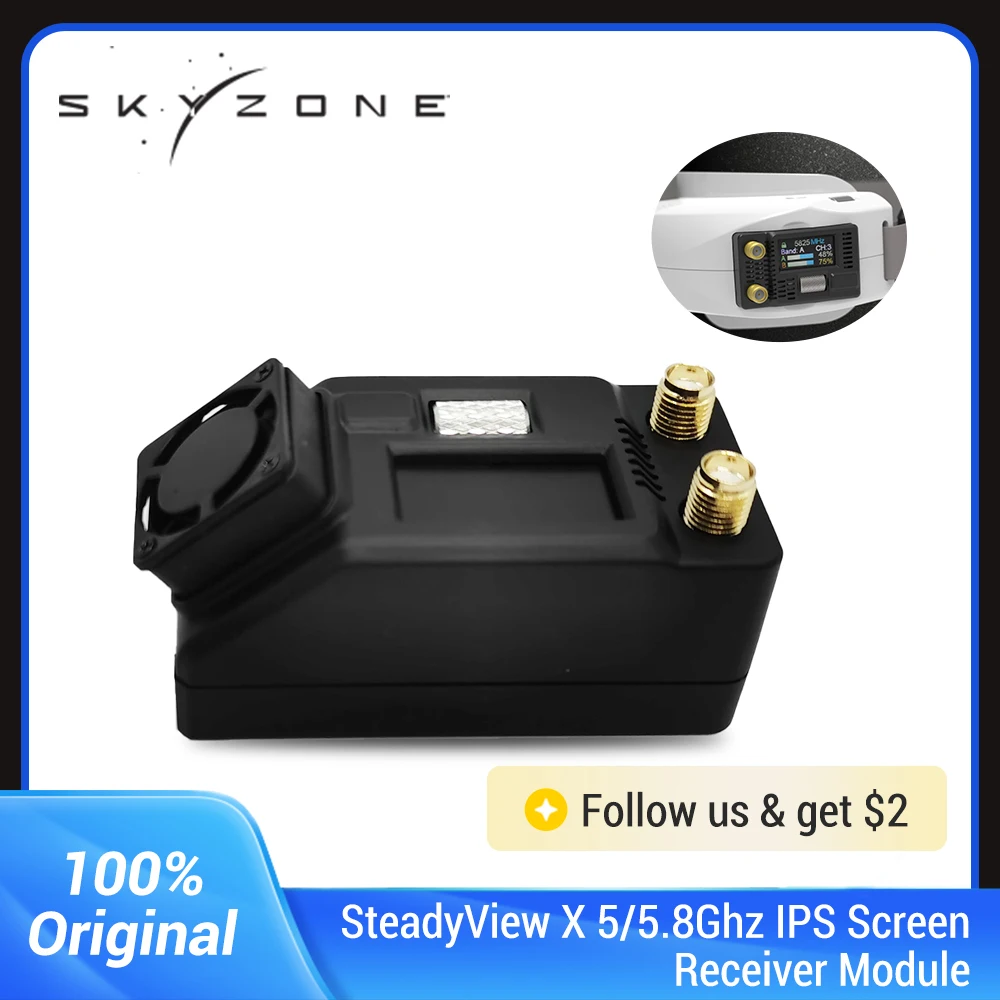 Skyzone SteadyView X 5Ghz 5.8G - Skyzone Steadyview X Receiver Module review and price