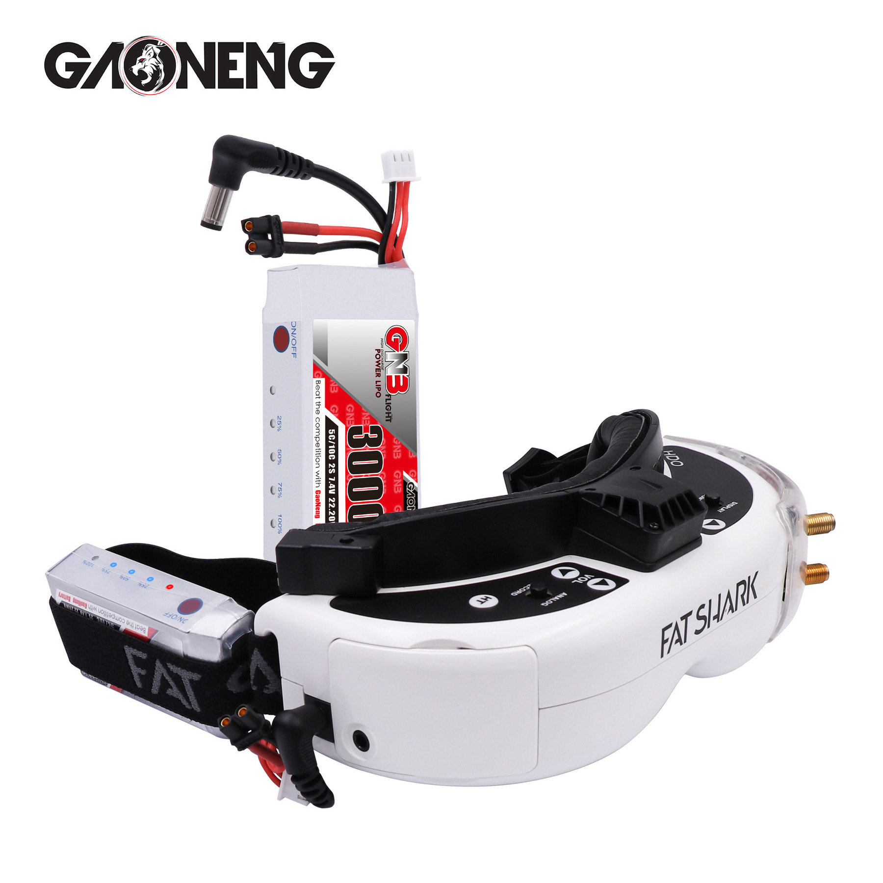 GNB 2S 7.4V 3000mAh 5C/10C Lip - Skyzone Sky04X Pro Oled Fpv Goggles review and price