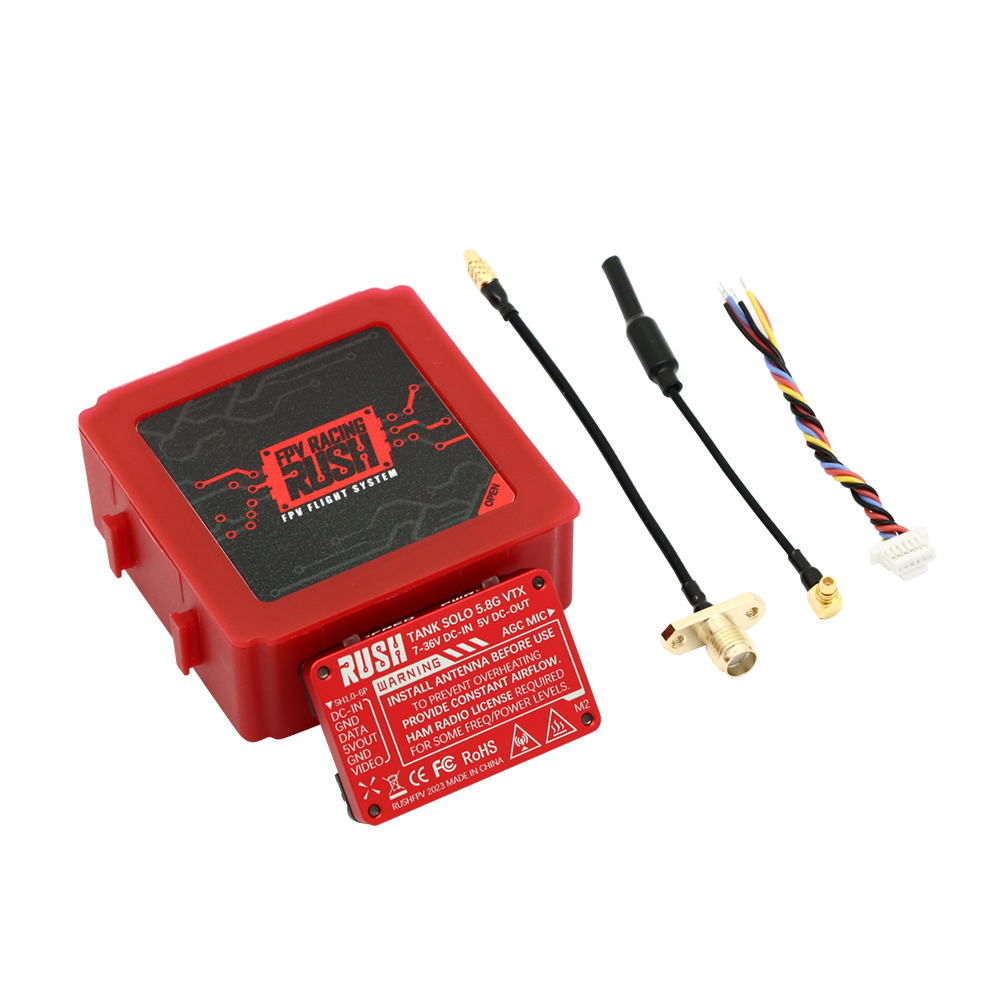 RUSH Solo Tank 5.8G VTX Video  - Foxeer Reaper Extreme 2.5W Vtx review and price